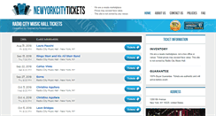 Desktop Screenshot of musichall-ny.com